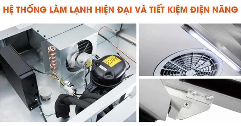 Tủ mát 4 cánh Skipio SRT45-4 - Hàng chính hãng