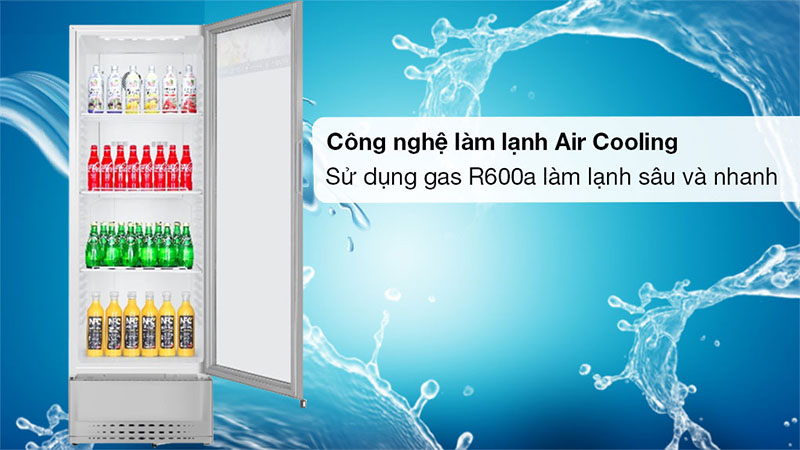 Tủ mát Aqua 215 lít AQS-AF340N - Hàng chính hãng