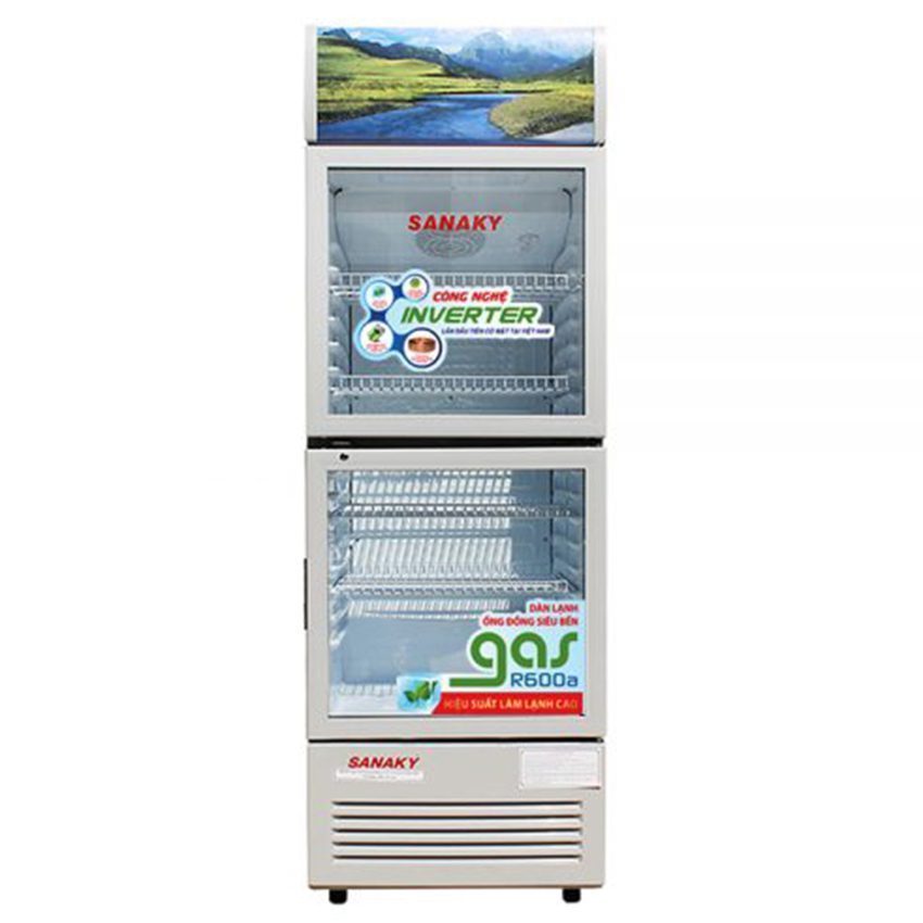 Tủ mát 2 cánh Inverter Sanaky VH-258W3 - Hàng chính hãng
