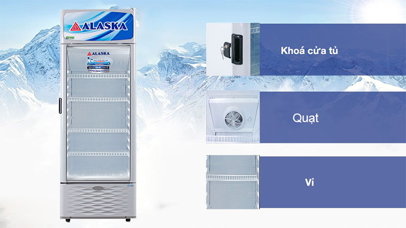 Tủ mát Inverter Alaska LCI-300 - Hàng chính hãng