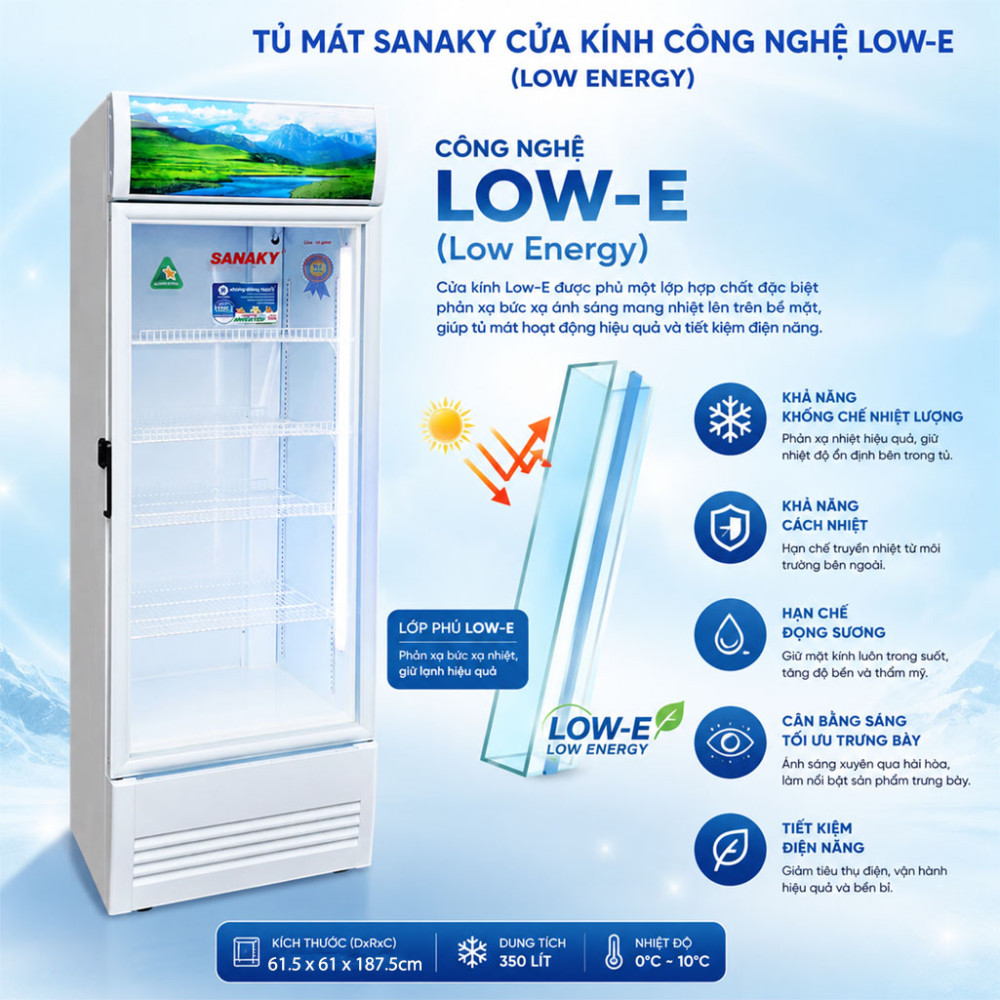 Tủ mát Inverter Sanaky VH-4088K3 - Hàng chính hãng