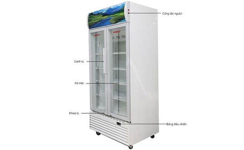 Tủ mát Sanaky VH-1200HP - Hàng chính hãng