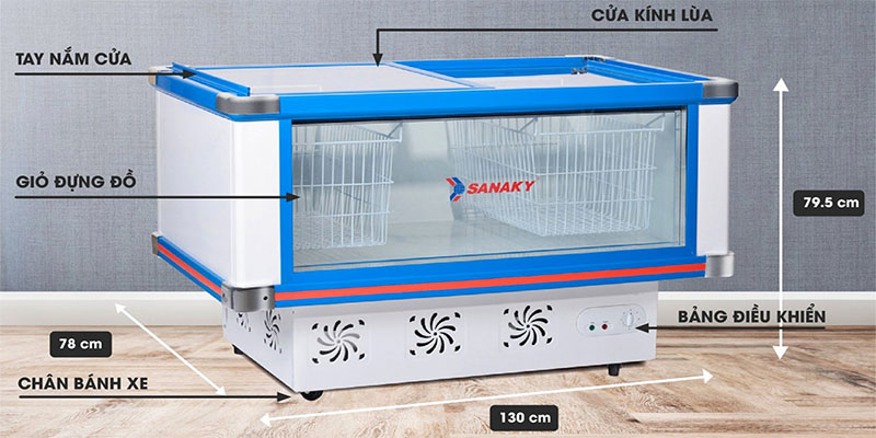 Tủ mát Sanaky VH-299K - Hàng chính hãng