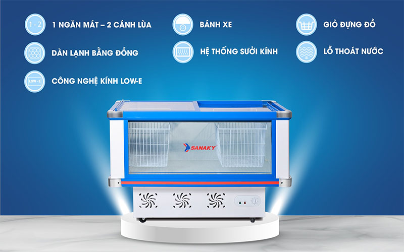 Tủ mát Sanaky VH-299K - Hàng chính hãng