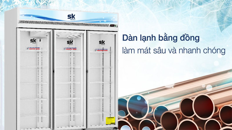 Tủ mát Sumikura SKSC-1350HW3 - Hàng chính hãng
