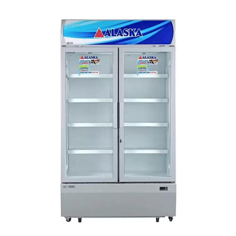 Tủ mát 2 cánh kính Alaska LC-1000C - Hàng chính hãng