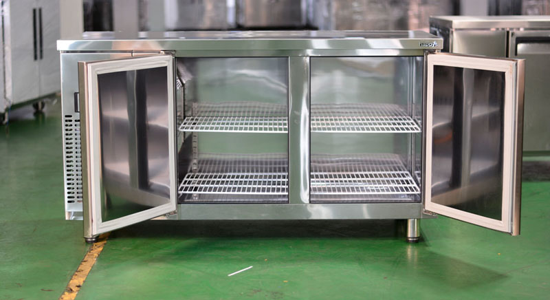 Tủ bàn mát cửa kính Happys HWI-900TRG - Hàng chính hãng