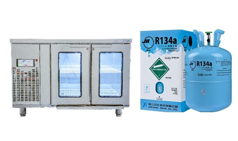 Tủ bàn mát cửa kính Happys HWI-900TRG - Hàng chính hãng