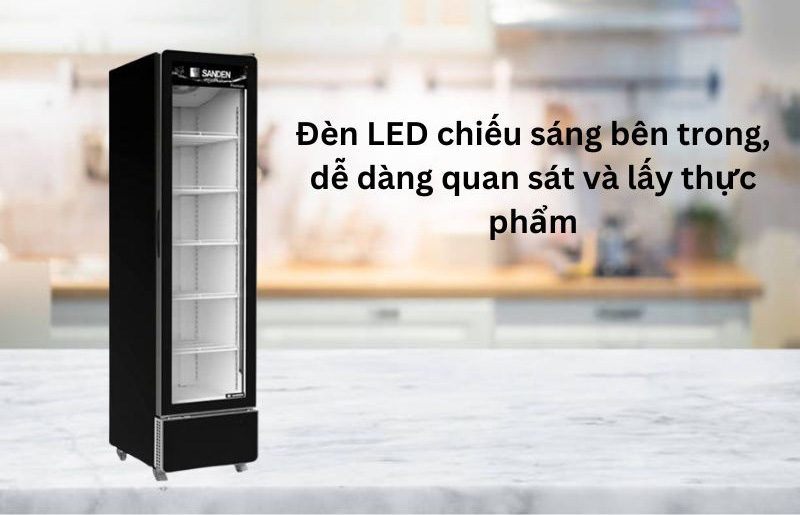 Tủ mát Sanden SPS-0250P - Hàng chính hãng