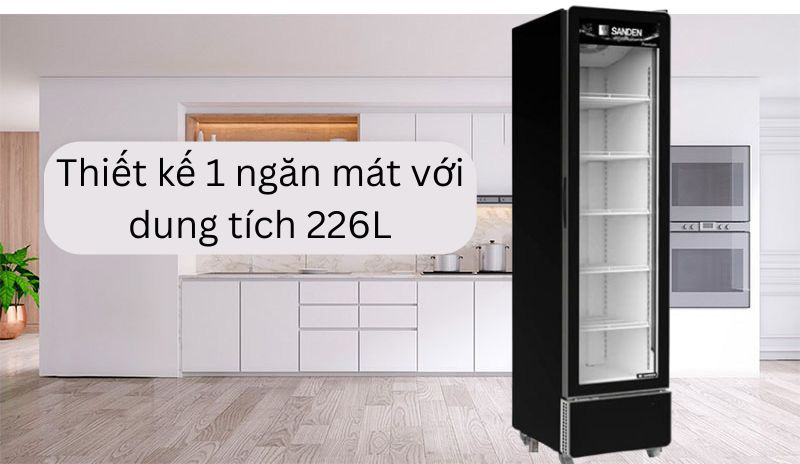 Tủ mát Sanden SPS-0250P - Hàng chính hãng