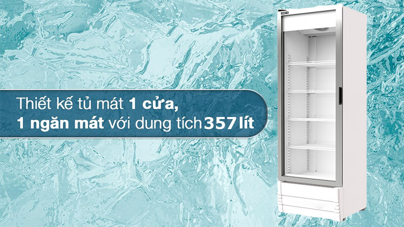 Tủ mát cửa kính Inverter Sanden SPB-0400 - Hàng chính hãng