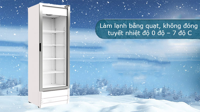Tủ mát cửa kính Inverter Sanden SPB-0400 - Hàng chính hãng