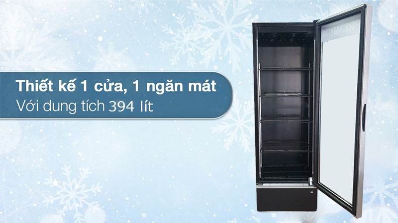 Tủ mát cửa kính Inverter Sanden SPB-0500P Premium - Hàng chính hãng