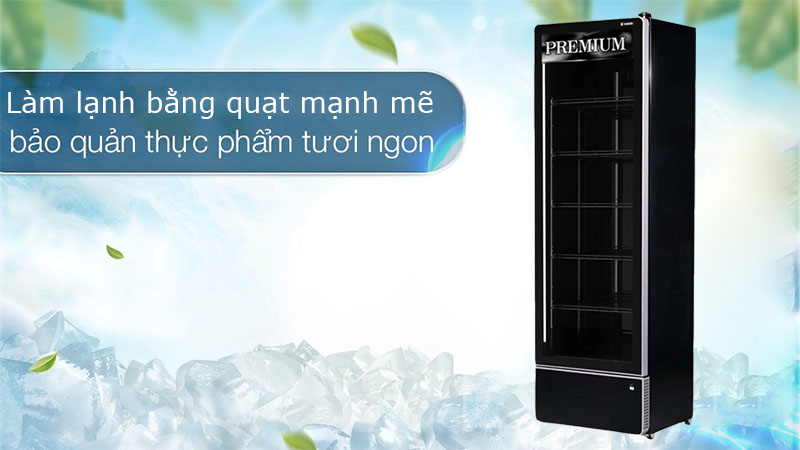 Tủ mát cửa kính Inverter Sanden SPB-0500P Premium - Hàng chính hãng
