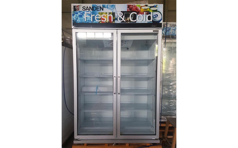 Tủ mát cửa kính Inverter Sanden OEM-1205i - Hàng chính hãng