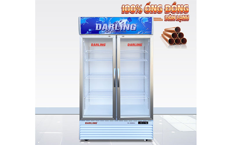 Tủ mát đứng 2 cánh 1100L Darling DL-12000A2 - Hàng chính hãng