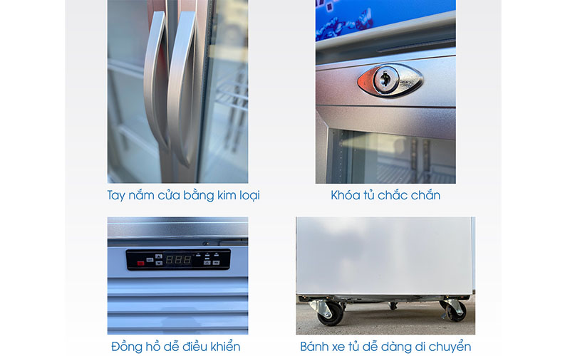 Tủ mát đứng 2 cánh 1100L Darling DL-12000A2 - Hàng chính hãng