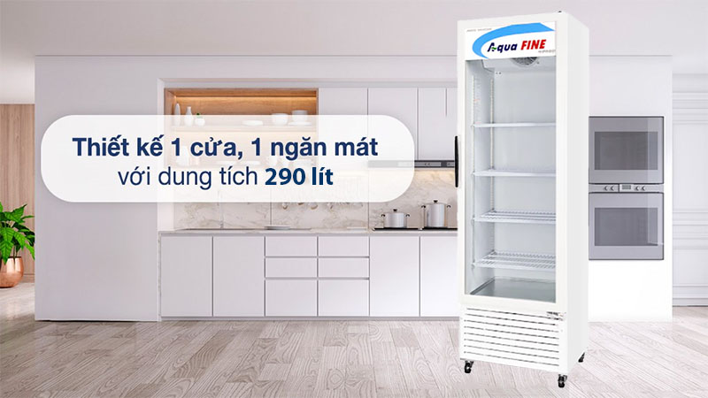 Tủ mát đứng AquaFine JW-300R - Hàng chính hãng