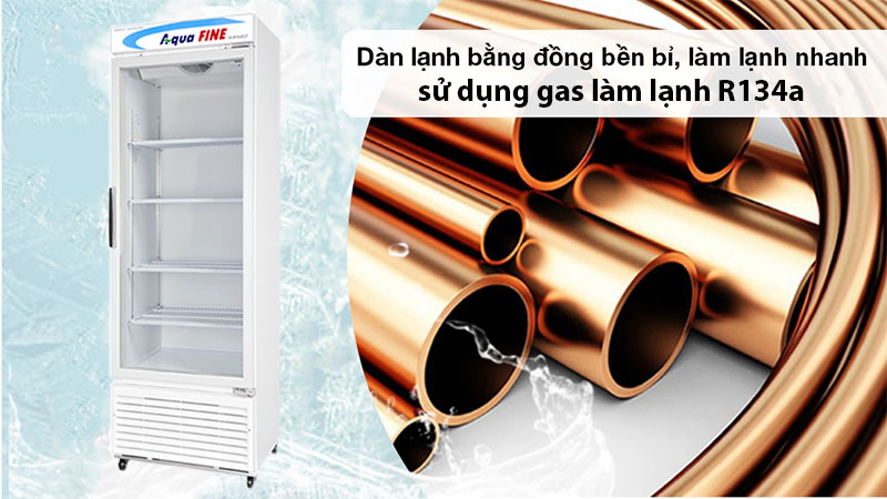 Tủ mát đứng AquaFine JW-470R - Hàng chính hãng
