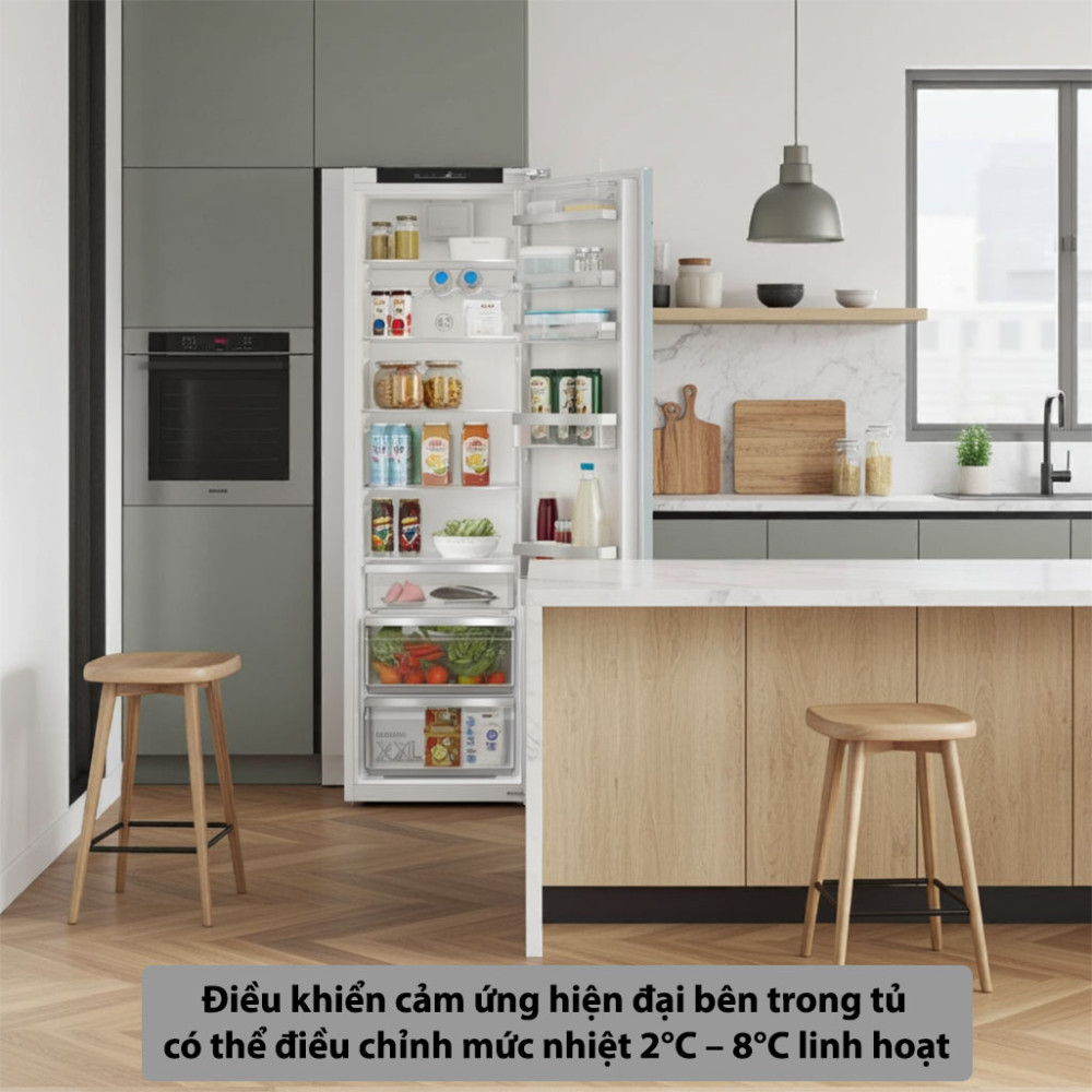 Tủ mát âm tủ Bosch KIR81ADD0 Serie 6 310 Lít - Hàng chính hãng