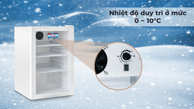Tủ mát mini Alaska LC-70 - Hàng chính hãng