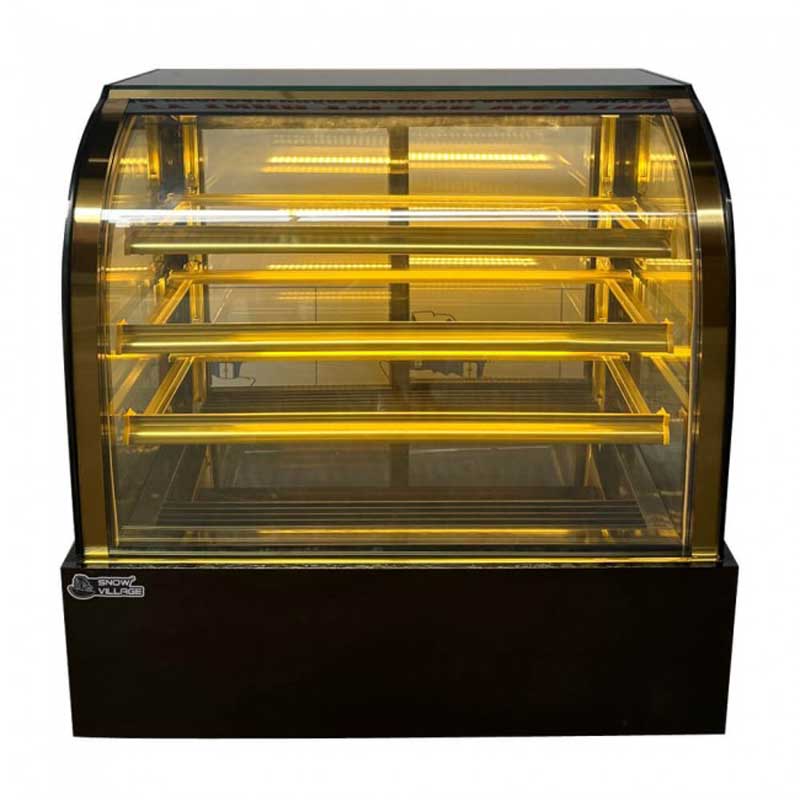Tủ mát mini kính cong Snow Village 4 tầng GB-120.Z4 - Hàng chính hãng