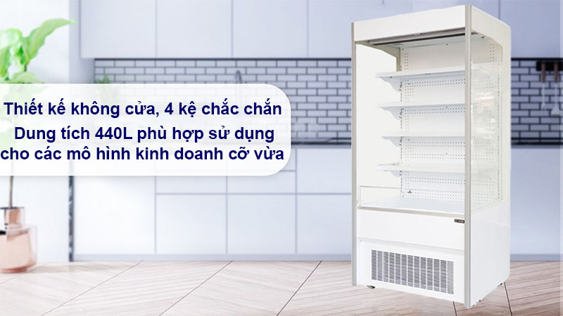 Tủ mát siêu thị Sanden SSD-0910C - Hàng chính hãng