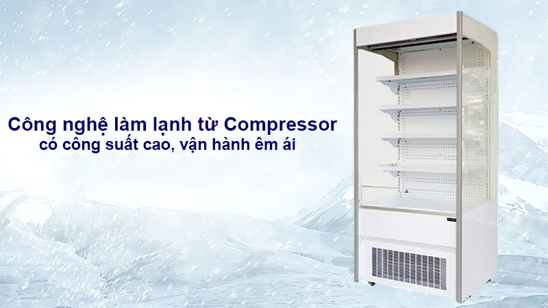 Tủ mát siêu thị Sanden SSD-0910C - Hàng chính hãng