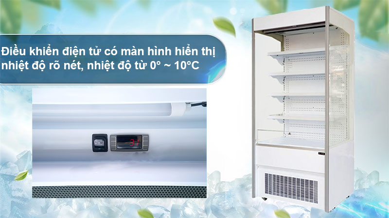 Tủ mát siêu thị Sanden SSD-0910C - Hàng chính hãng