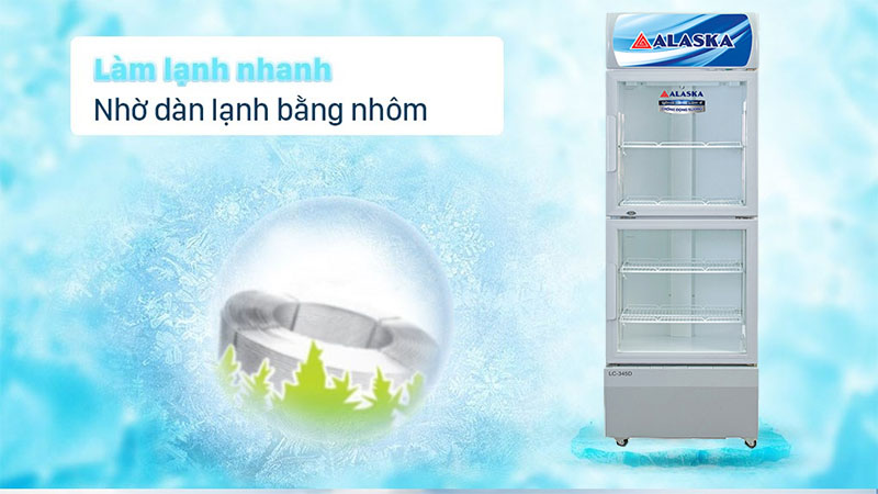 Tủ mát trưng bày Alaska LC-345D - Hàng chính hãng