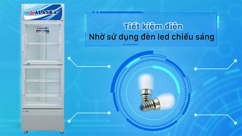 Tủ mát trưng bày Alaska LC-345D - Hàng chính hãng