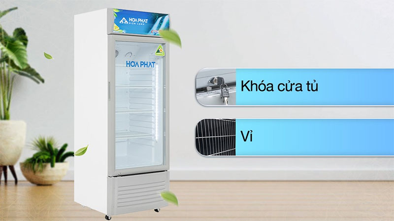 Tủ mát trưng bày Hòa Phát HSC-550F1R1 - Hàng chính hãng