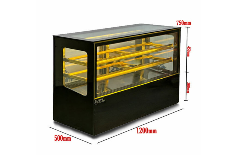 Tủ mát trưng bày bánh kem kính vuông Snow Village GB-1200V - Hàng chính hãng