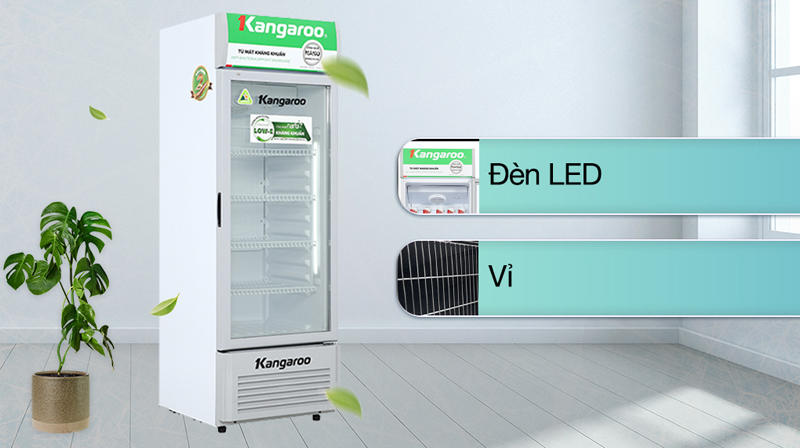 Tủ mát kháng khuẩn Kangaroo KG298AT - Hàng chính hãng