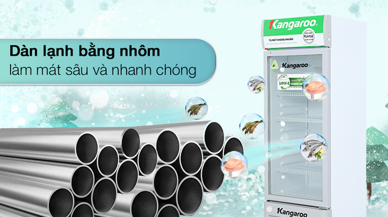 Tủ mát kháng khuẩn Kangaroo KG298AT - Hàng chính hãng