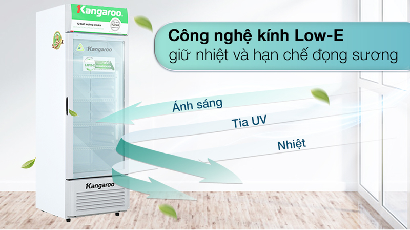 Tủ mát kháng khuẩn Kangaroo KG298AT - Hàng chính hãng