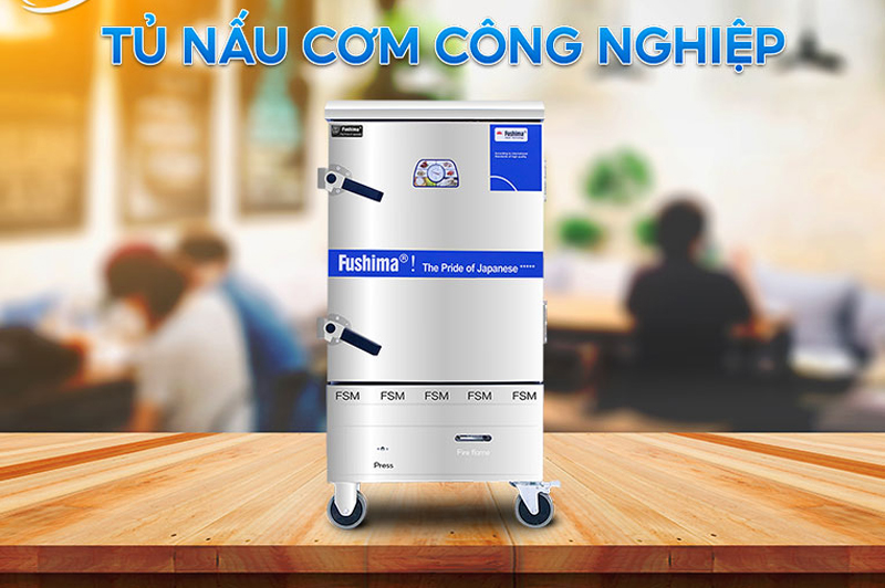 Tủ nấu cơm dùng gas 12 khay Fushima YW-120 - Hàng chính hãng