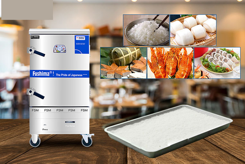 Tủ nấu cơm gas 6 khay Fushima YW-60 - Hàng chính hãng