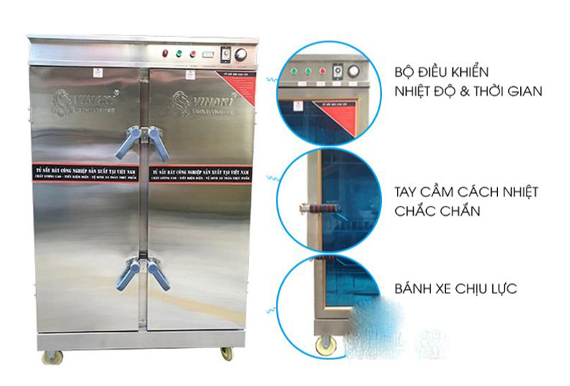 Tủ sấy chén bát Vinaki TSBVN1200 - Hàng chính hãng