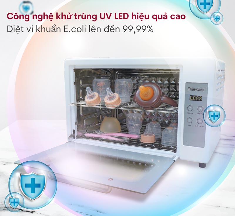 Máy sấy chén bát tiệt trùng đa năng Fujihome DD24 - Hàng chính hãng
