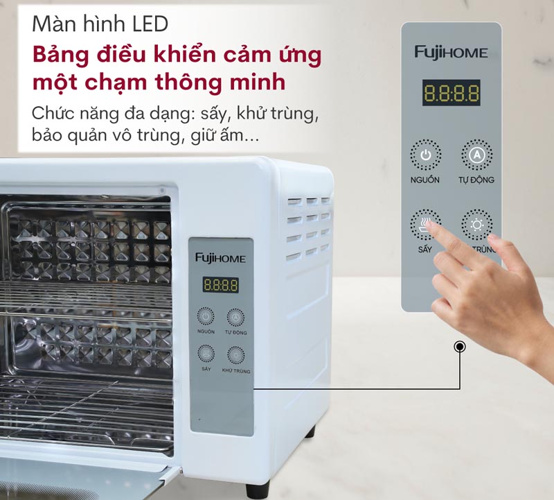Máy sấy chén bát tiệt trùng đa năng Fujihome DD24 - Hàng chính hãng