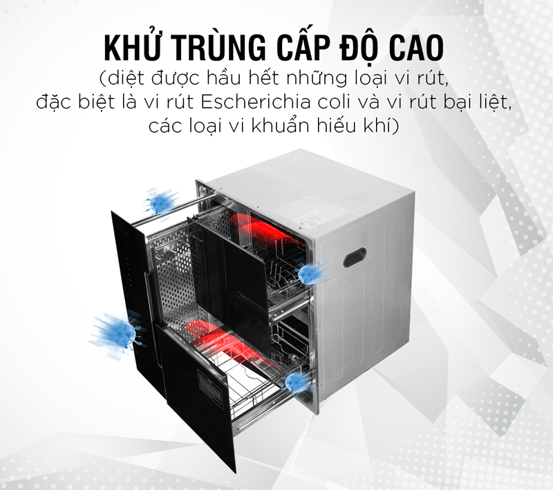 Tủ tiệt trùng chén bát Kieler KL-TC653 - Hàng chính hãng