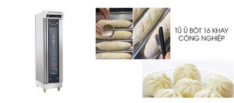 Tủ ủ bột 16 khay Hongling XF-16A - Hàng chính hãng