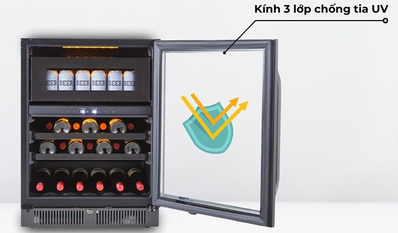 Tủ ướp rượu và bia Kadeka KB40WBC - Hàng chính hãng