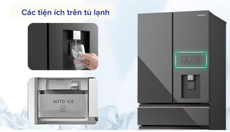 Tủ lạnh Panasonic Inverter NR-YW590YMMV (540L) - Hàng chính hãng