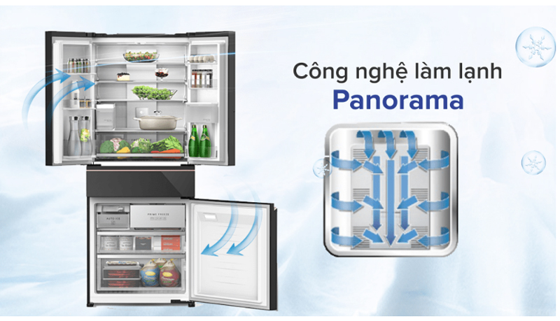 Tủ lạnh Panasonic Inverter NR-YW590YMMV (540L) - Hàng chính hãng