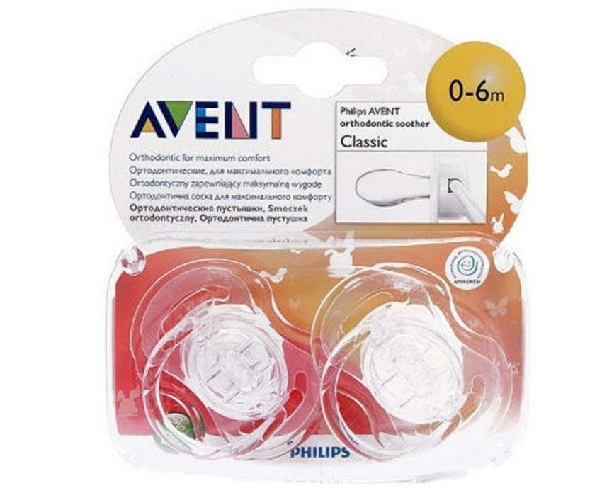 Ty ngậm cao su silicon Philips Avent SCF170/18 - Hàng chính hãng