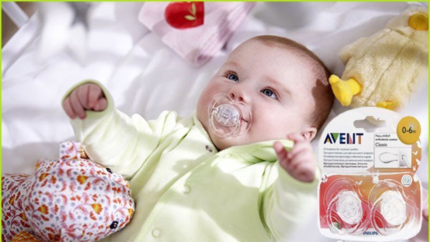 Ty ngậm cao su silicon Philips Avent SCF170/18 - Hàng chính hãng