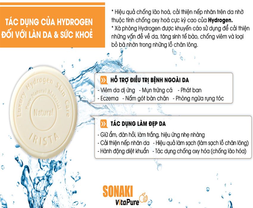 Xà phòng Sonaki Hydrogen HWP-350 - Hàng chính hãng