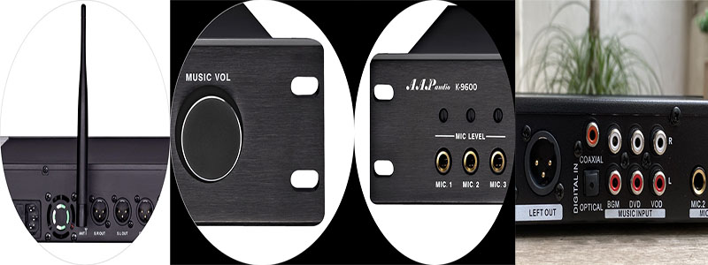 Vang số karaoke AAP K9600 - Hàng chính hãng